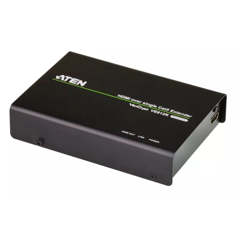 ATEN HDMI imtuvas tik per 1 CAT5e/6 kabelį (100 m), 4K / HDBaseT