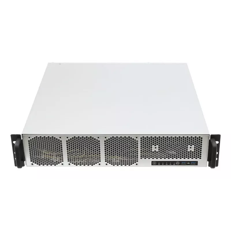 Serverio plikasis korpusas ASRock 2U1G-B650, 2U stovo korpusas, AMD B650 mikroschemų rinkinys, LGA 1718, 2× 2,5 colio nišos, 1000 W maitinimo blokas, DDR5, Aspeed AST2600, 5× USB-A, Gigabit Ethernet