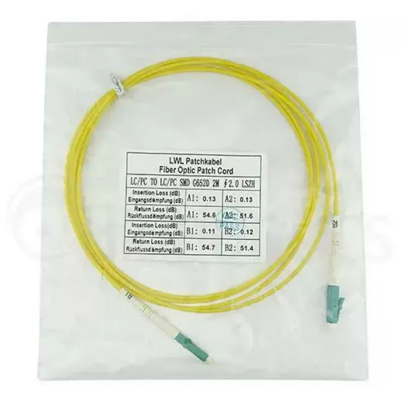 BlueOptics SFP2121BU2MM InfiniBand šviesolaidinis kabelis 2 m LC Geltona