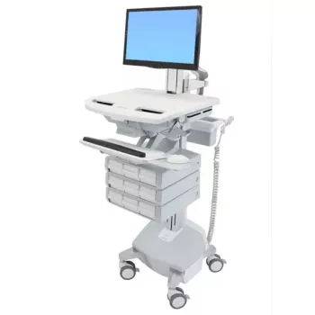 Daugialypis vežimėlis Ergotron StyleView aliuminis pilkas baltas