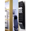 Literatūrinis stendas Durable FLEXIBOXX 12 lentynų juodas