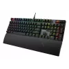 Mechaninė žaidimų klaviatūra ASUS ROG Strix Scope II X — Pilno dydžio, USB, RGB, šveicariška klaviatūros išdėstymas, juoda