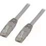 Tinklo kabelis Deltaco TP-611 RJ-45 Cat6 1,5 m Pilka