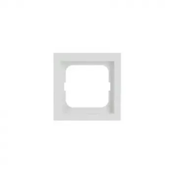 Elektros jungiklio dengiamoji plokštelė Busch-Jaeger 1721-884K, be varžtų, balta, termoplastikas, 80 × 80 × 11 mm
