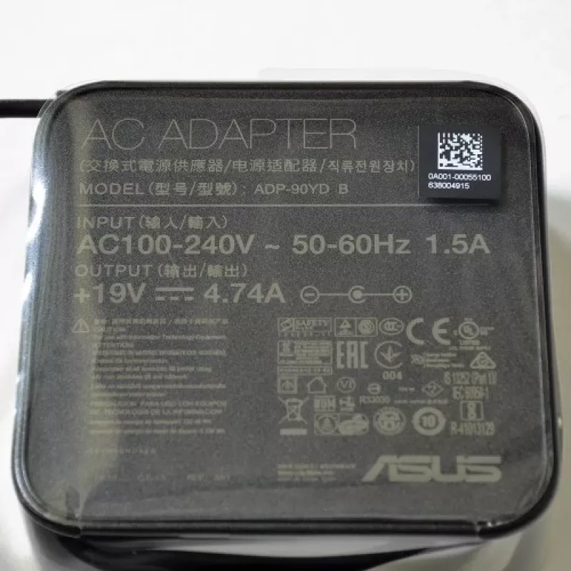 ASUS 0A001-00055100 maitinimo adapteris Vidinis 90 W Juodas