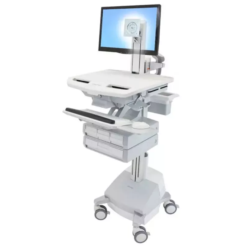 Multimedijos vežimėlis Ergotron StyleView aliuminio pilkas baltas