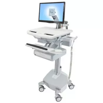 Multimedijos vežimėlis Ergotron StyleView aliuminio pilkas baltas