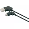 USB laidas Schwaiger LKW 120 M 1,2 m USB A Micro-USB B juodas