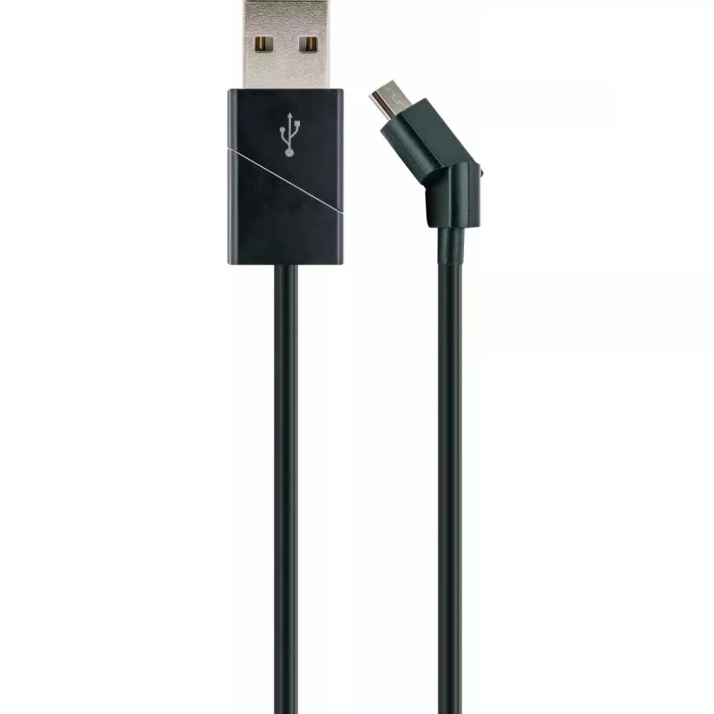 USB laidas Schwaiger LKW 120 M 1,2 m USB A Micro-USB B juodas