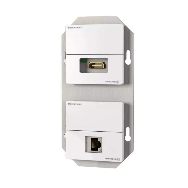 Sieninis lizdas RJ-45 + HDMI Kindermann 7456 000 543