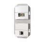 Sieninis lizdas RJ-45 + HDMI Kindermann 7456 000 543
