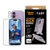 Apsauginis dėklas PanzerGlass CARE Feature Kick 3w1, skirtas iPhone 17, su integruotu ekrano stiklu ir kameros objektyvo apsauga