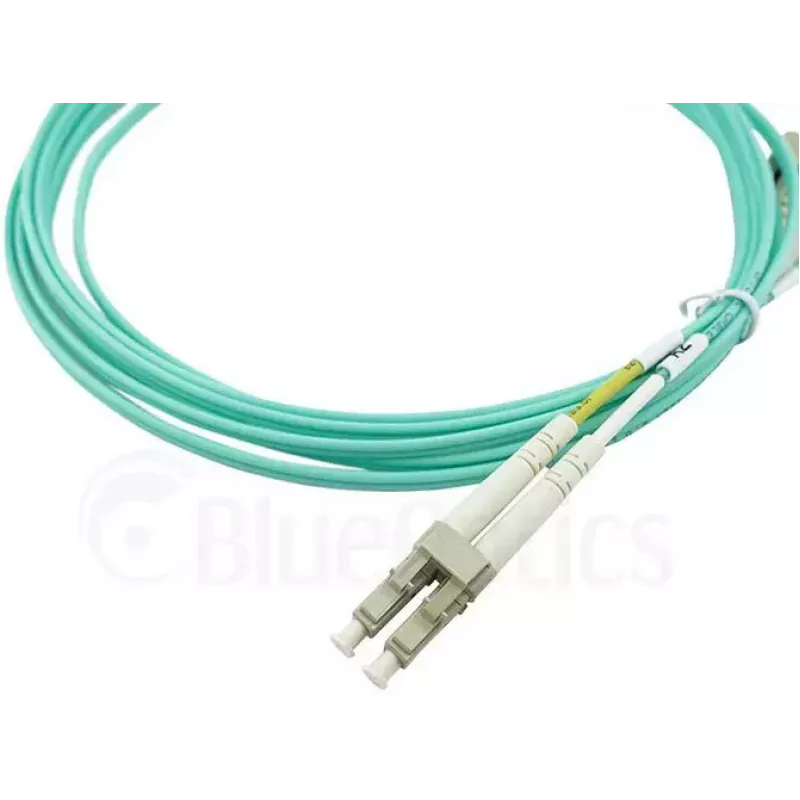 BlueOptics AJ833A 0,5 m LC OM3 Aqua šviesolaidinis kabelis