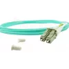 BlueOptics AJ833A 0,5 m LC OM3 Aqua šviesolaidinis kabelis
