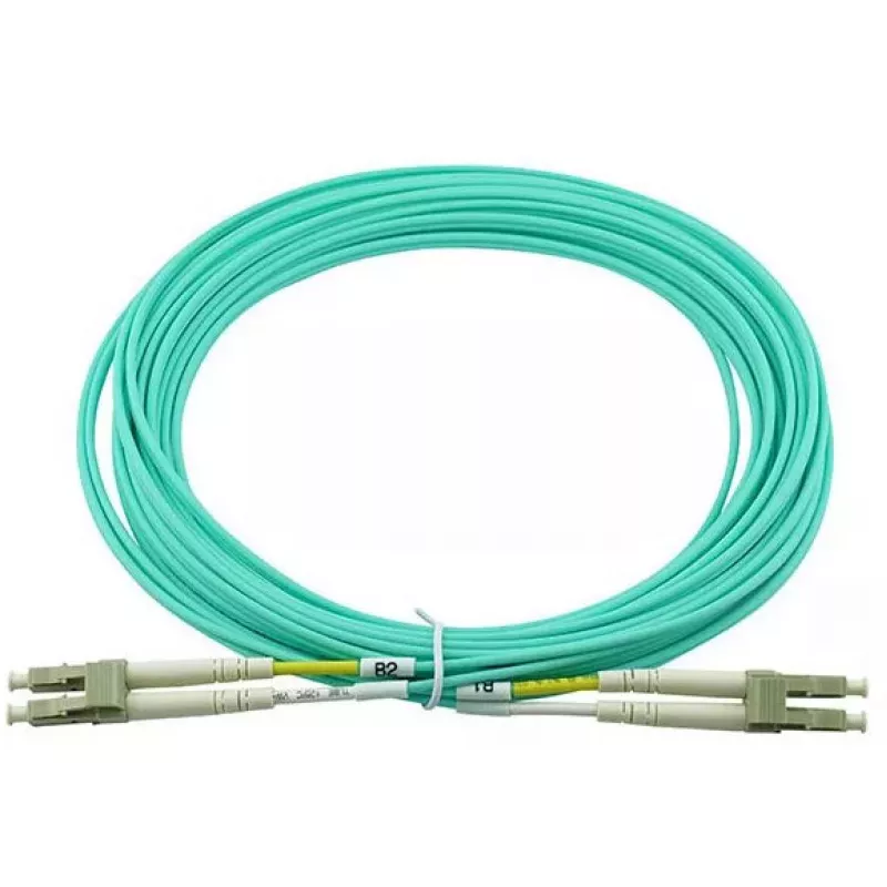 BlueOptics AJ833A 0,5 m LC OM3 Aqua šviesolaidinis kabelis
