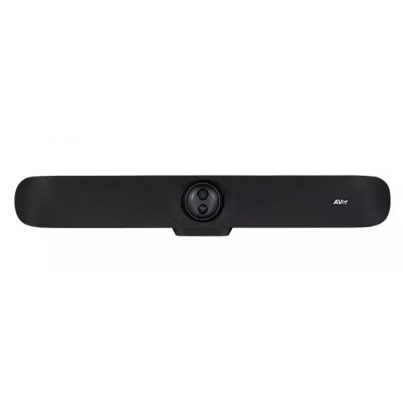 AVerMedia VB370A 8 MP 4K USB kamera — Exmor CMOS, 3840×2160 @30 k./s, 92° matymo laukas, 4x skaitmeninis priartinimas, plačiakampė, juoda, stovo tvirtinimas