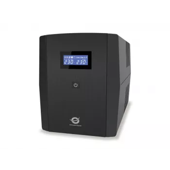 Conceptronic ZEUS 2200VA 1320W UPS, IEC + schuko lizdas, Line-Interactive, 2.2 kVA, 1320 W, 220 V, 240 V, 220 V