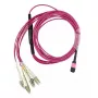 BlueOptics CBL-MPO12-4LC-OM4-3M-BO InfiniBand fibre optic kabelis 4x LC MPO 3m