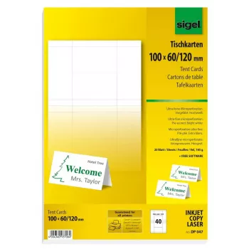 Nelipnios spausdintuvo etiketės Sigel DP047