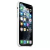 Silikoninis dėklas Apple iPhone 11 Pro Max — silikoninis, baltas, tinka 6,5 colio