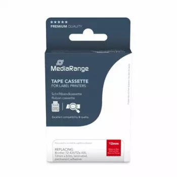 Spausdintuvo juostelė MediaRange MRBTZ435 Balta 1,2 cm x 8 m