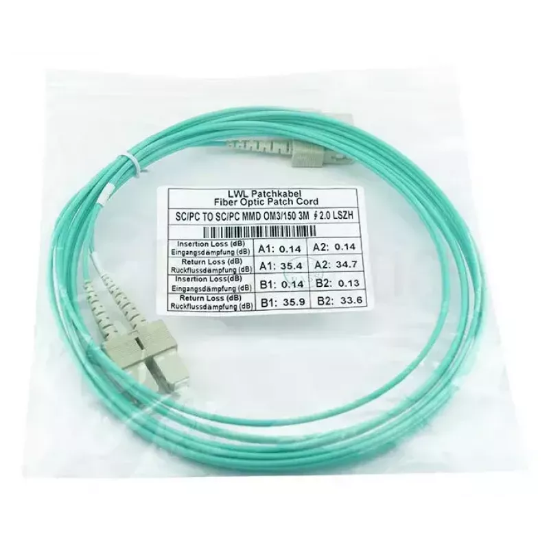 „BlueOptics SFP3232EU7.5MK InfiniBand“ šviesolaidinis kabelis 7,5 m SC žalias