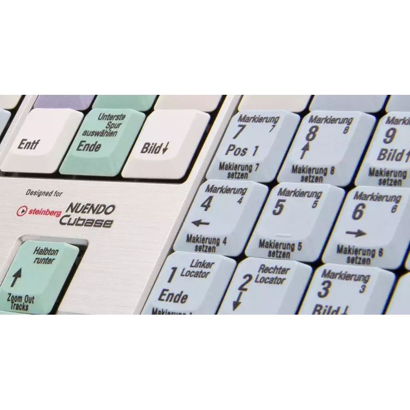 Klaviatūra Logickeyboard LKB-CBASE-AJPU-DE Office USB QWERTZ German Multicolour