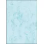 Marmurinis mėlynas meninis popierius, 100 lapų, A4 (21 x 29,7 cm), 90 g/m², Sigel DP261