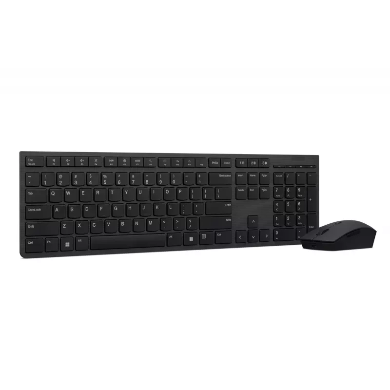 Lenovo 4X31K03931 klaviatūra Pelė įtraukta RF belaidė + Bluetooth US English juoda
