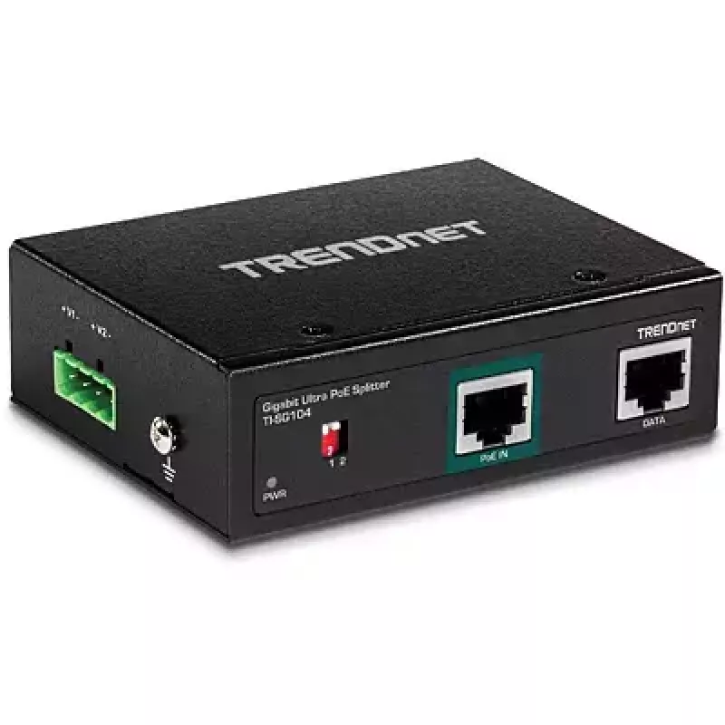 tinklo Splitter Trendnet TI-SG104 Juoda Power over Ethernet PoE