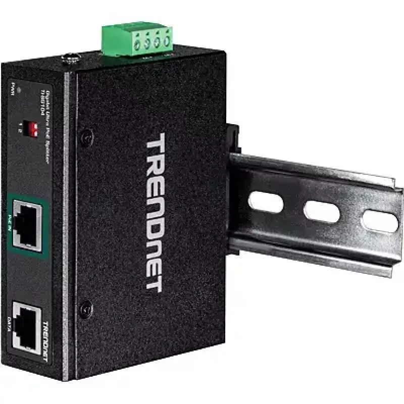 tinklo Splitter Trendnet TI-SG104 Juoda Power over Ethernet PoE