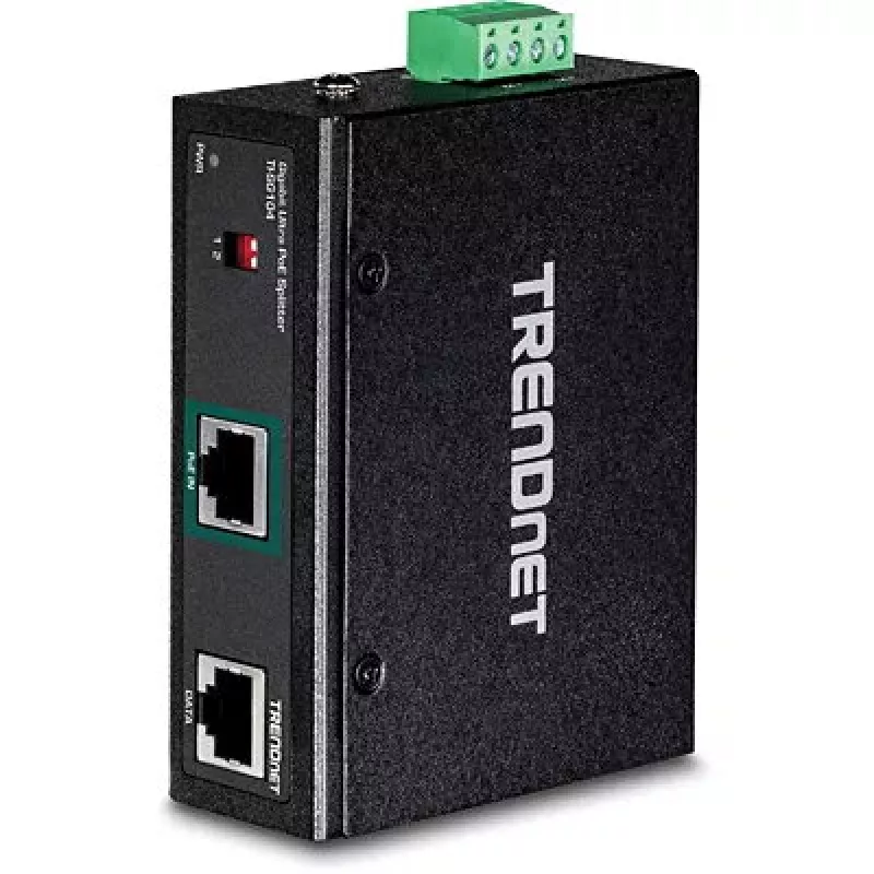 tinklo Splitter Trendnet TI-SG104 Juoda Power over Ethernet PoE