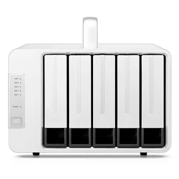 TerraMaster D5 Thunderbolt 3 disko masyvas 0 TB Stalinis Pilka