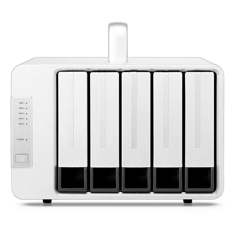 TerraMaster D5 Thunderbolt 3 disko masyvas 0 TB Stalinis Pilka
