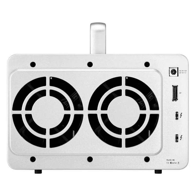 TerraMaster D5 Thunderbolt 3 disko masyvas 0 TB Stalinis Pilka