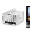TerraMaster D5 Thunderbolt 3 disko masyvas 0 TB Stalinis Pilka