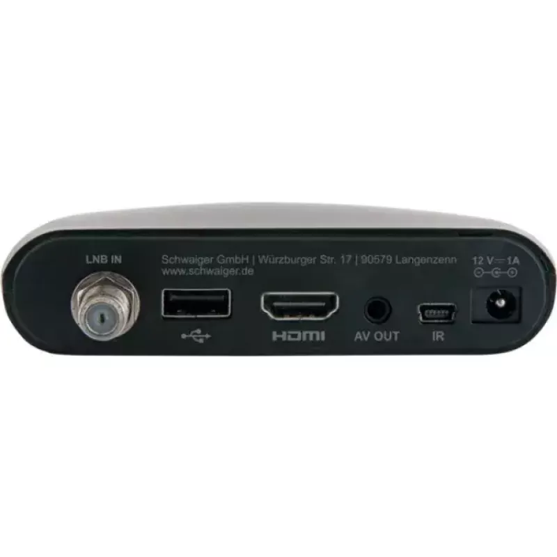 Palydovinės televizijos priedėlis Schwaiger DSR400HD, Full HD, juodas