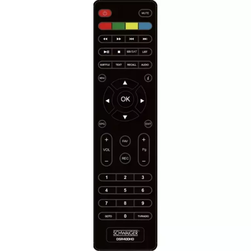 Palydovinės televizijos priedėlis Schwaiger DSR400HD, Full HD, juodas