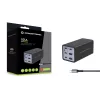 „Conceptronic“ 6 prievadų 200 W GaN USB PD įkroviklis su USB-C laidu, 4x USB-C, 2x USB-A, QC 3.0, PD 3.1, PPS