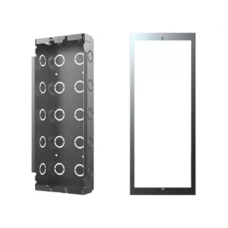 Rėmelio priedas „Fanvil EX103“ domofonų sistemai, juodas, 3×135×336 mm (2 vnt. pakuotėje)