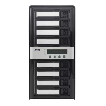 Bokštinis NAS Areca ARC-8050T3U-8 Storage Server ROC 2 GB DDR3 Juoda
