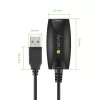 Techly SuperSpeed USB3.0 aktyvus ilginamasis laidas 5 m juodas ICUR3050