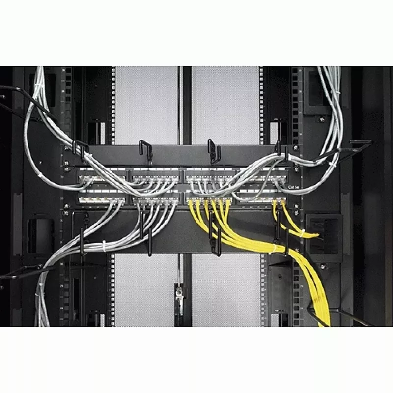 APC NetShelter kabelių tvarkymas, vertikalus kabelių tvarkytuvas, žiedai, skirti NetShelter 750 ir 800 mm pločio korpusams, 8 vnt. rinkinys, 76 x 19 x 203 mm