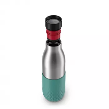 EMSA Bludrop Sleeve N3110600 geriamasis butelis Kasdienis naudojimas 500 ml Nerūdijantis plienas Žalias, Nerūdijantis plienas
