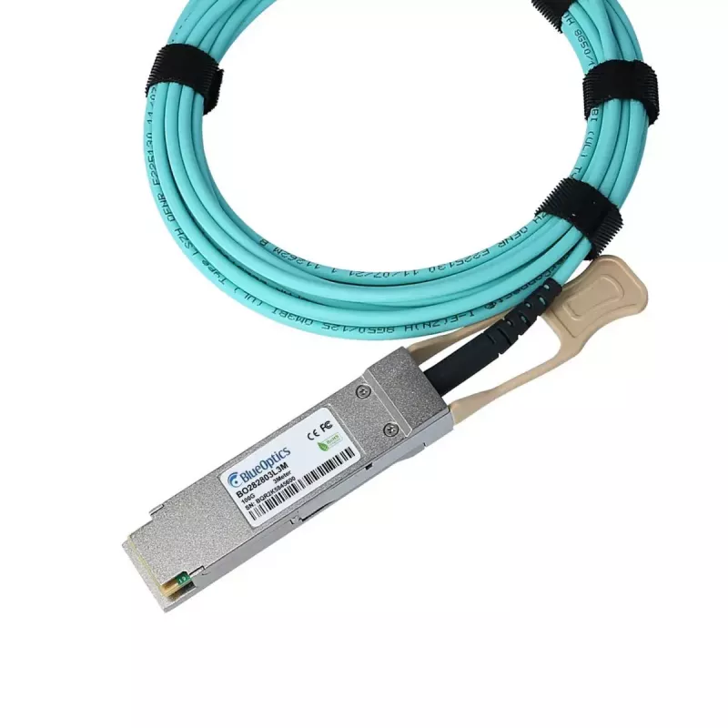 BlueOptics QSFP-100G-AOC-25M-HU-BO InfiniBand šviesolaidinis kabelis 25 m, kištukas/kištukas