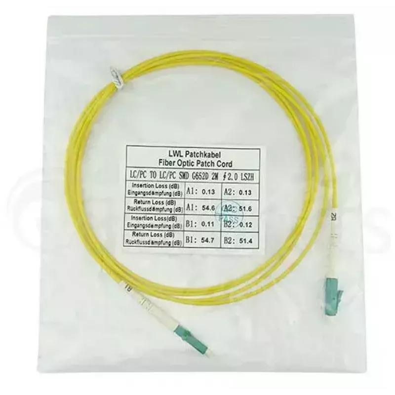 BlueOptics SFP2121BU1MM InfiniBand optinis kabelis 1m LC geltonas
