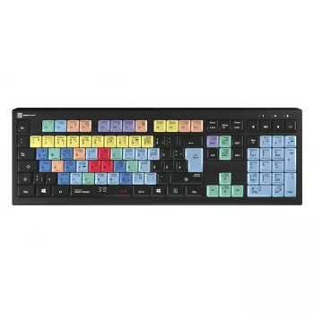 Klaviatūra Logickeyboard LKB-CBASE-A2PC-DE universali USB QWERTZ vokiečių juoda