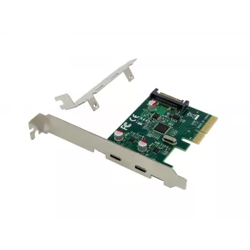Conceptronic EMRICK 2 prievadų USB 3.2 Gen 2 Type-C PCIe kortelė