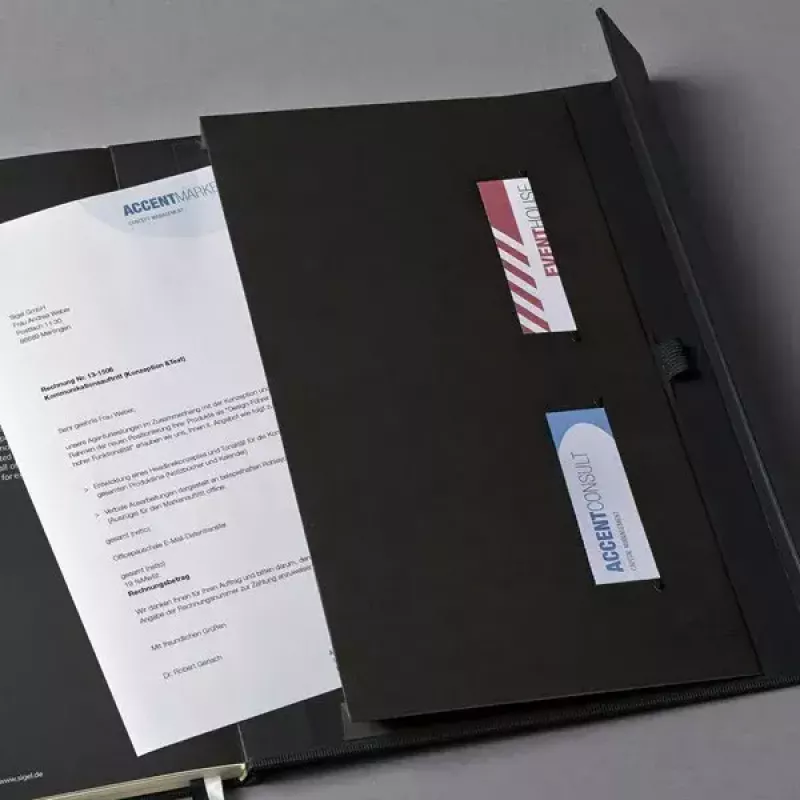 Rašymo sąsiuvinis Sigel CO151 A4 97 lapų juodas