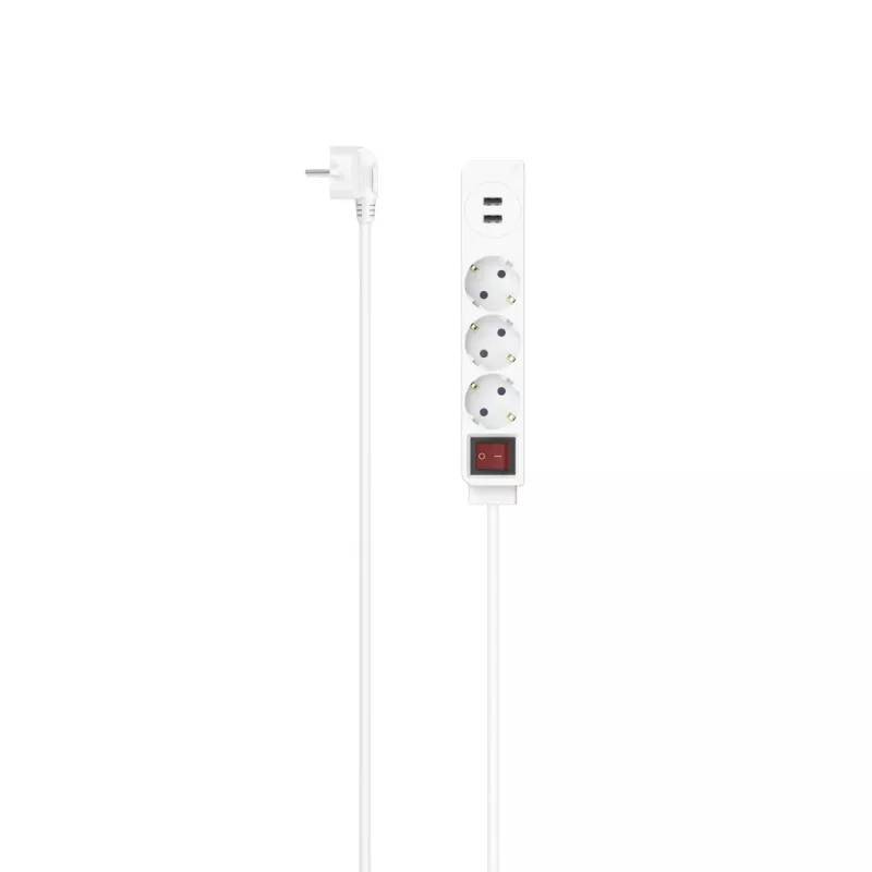 Hama 00223181 maitinimo ilgintuvas 1,4 m 3 kintamosios srovės lizdai (-ų) Patalpose Baltas